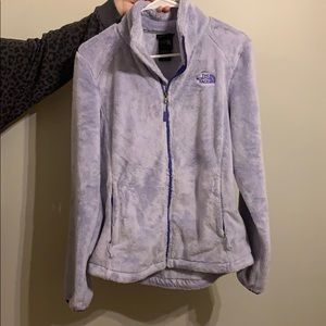 Like new North Face fuzzy zip up!